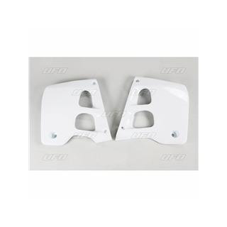 Ouïes de radiateur UFO blanc Honda CR125R/250R | Oxmoto