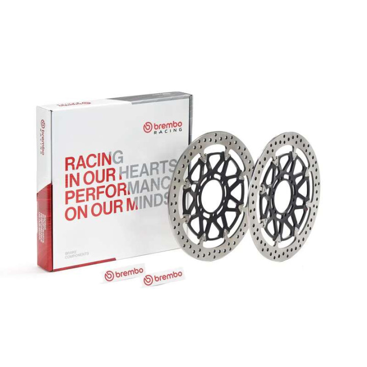 Disques de frein Brembo UPGRADE T-Drive rond flottant - la paire 208A98567