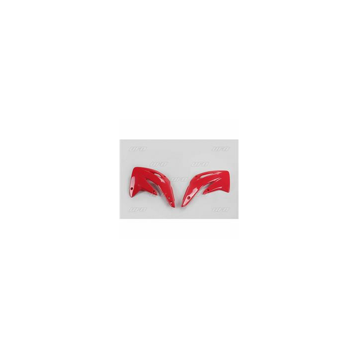 Ouïes de radiateur UFO rouge Honda CR85R/85RB | Oxmoto