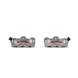 Paire d'étrier de frein avant radial Brembo UPGRADE GP4-RS 4 pistons Ø30mm