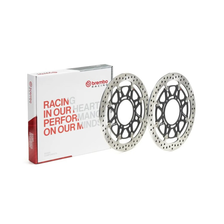 Disques de frein Brembo UPGRADE T-Drive rond flottant - la paire 208A98533