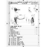 Maître-cylindre de frein Brembo UPGRADE Pr17 RCS Corsacorta levier long repliable