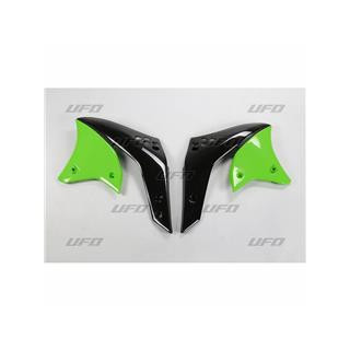 Ouïes de radiateur UFO vert Kawasaki kx250f 1087159001
