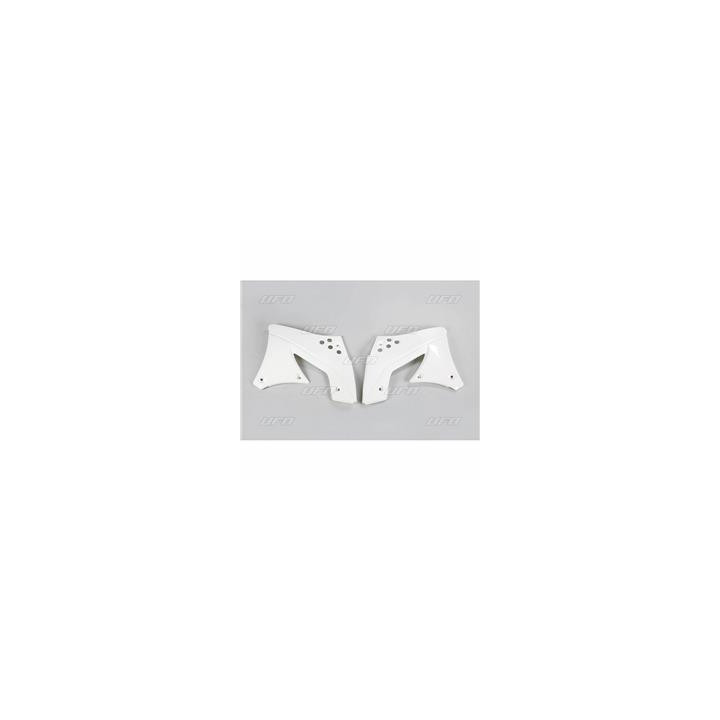 Ouïes de radiateur UFO blanc Kawasaki kx250f 1087188002