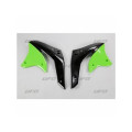 Ouïes de radiateur UFO vert Kawasaki kx250f 1087162001