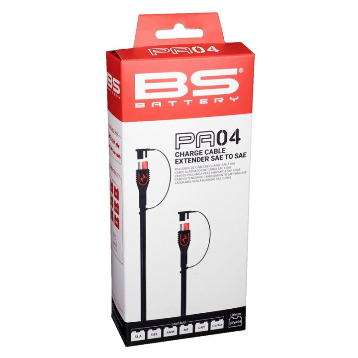 Rallonge de câble de charge BS BATTERY PA04 - SAE vers SAE