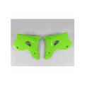 Ouïes de radiateur UFO vert Kawasaki KX125/250 | Oxmoto