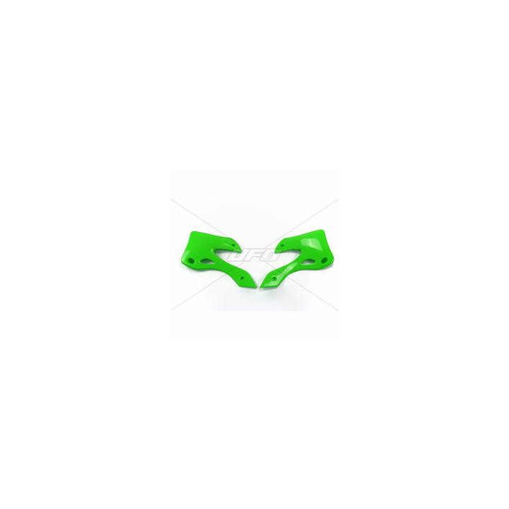 Ouïes de radiateur UFO vert Kawasaki kx125/250 1087119001