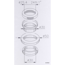 Roulements de direction Buzzetti 6042 | Oxmoto