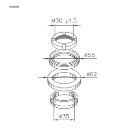 Roulements de direction Buzzetti 6064 | Oxmoto