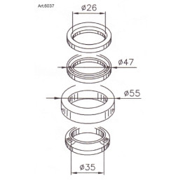 Roulements de direction Buzzetti 6037 | Oxmoto