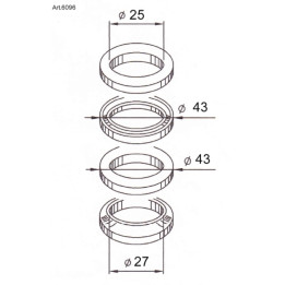 Roulements de direction Buzzetti 6096 | Oxmoto