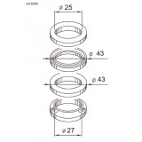 Roulements de direction Buzzetti 6096 | Oxmoto