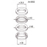 Roulements de direction Buzzetti 6062 | Oxmoto