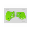 Ouïes de radiateur UFO vert Kawasaki KX250/500 | Oxmoto