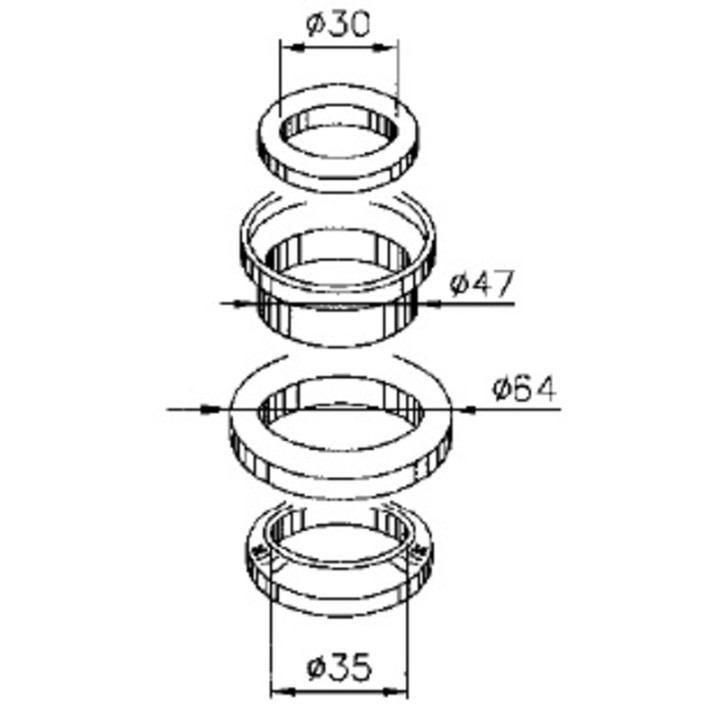Roulements de direction Buzzetti 6078 | Oxmoto