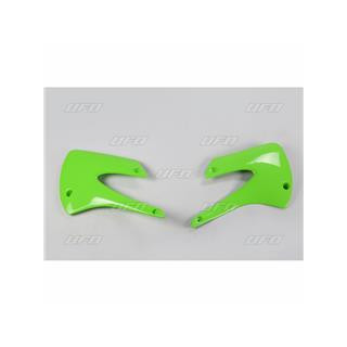 Ouïes de radiateur UFO vert Kawasaki KX85/80 | Oxmoto