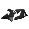 Ouïes de radiateur UFO noir Kawasaki KX250F | Oxmoto