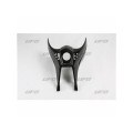 Ouïes de radiateur UFO noir Kawasaki KLX110 | Oxmoto