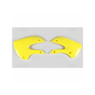 Ouïes de radiateur UFO jaune Suzuki rm65 | Oxmoto