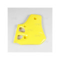 Ouïes de radiateur UFO jaune Suzuki RM80 | Oxmoto