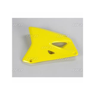 Ouïes de radiateur UFO jaune Suzuki RM85 | Oxmoto