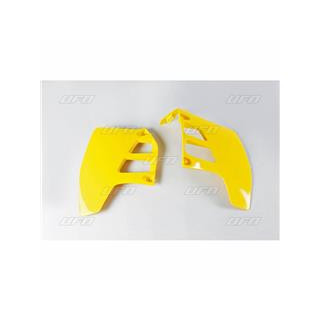 Ouïes de radiateur UFO jaune Suzuki rm125 | Oxmoto