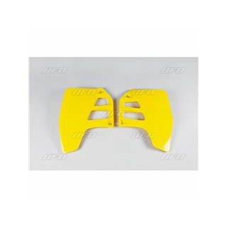 Ouïes de radiateur UFO jaune Suzuki RM125/250 SU02958#101