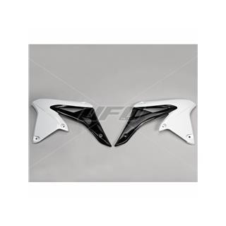 Ouïes de radiateur UFO blanc Suzuki RM-Z250 | Oxmoto