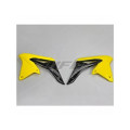 Ouïes de radiateur UFO jaune Suzuki RM-Z250 | Oxmoto