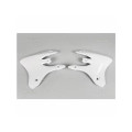 Ouïes de radiateur UFO blanc Yamaha WR250F/450F | Oxmoto