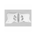 Ouïes de radiateur UFO blanc Yamaha YA02856#046 | Oxmoto