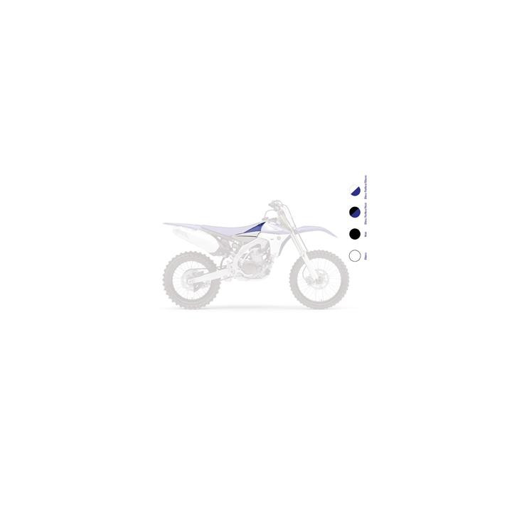 Connections d'ouïes de radiateur UFO blanc Yamaha yz450f
