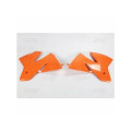 Ouïes de radiateur UFO orange KTM KT03095#127 | Oxmoto
