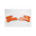 Ouïes de radiateur UFO orange KTM SX85 | Oxmoto