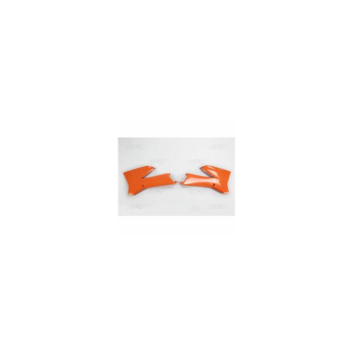 Ouïes de radiateur UFO orange KTM SX85 | Oxmoto