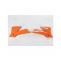 Ouïes de radiateur UFO orange KTM 1087314001 | Oxmoto