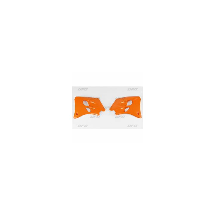 Ouïes de radiateur UFO orange KTM SX60/65 | Oxmoto