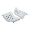 Ouïes de radiateur UFO blanc KTM 1087355001 | Oxmoto