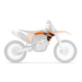 Ouïes de radiateur UFO orange KTM 1087360001 | Oxmoto