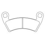 Plaquettes de frein CL BRAKES Quad métal fritté - 1229ATV1