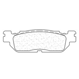 Plaquettes de frein CL BRAKES Maxi Scooter métal fritté - 3095MSC