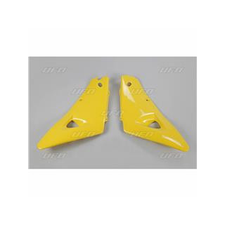 Ouïes supérieures de radiateur UFO jaune Husqvarna | Oxmoto