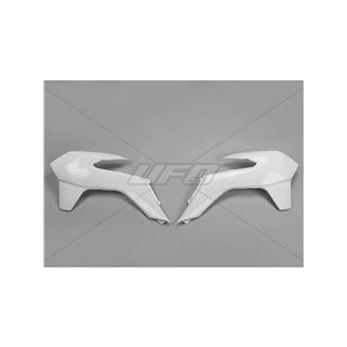 Ouïes de radiateur UFO blanc KTM 1087381003 | Oxmoto