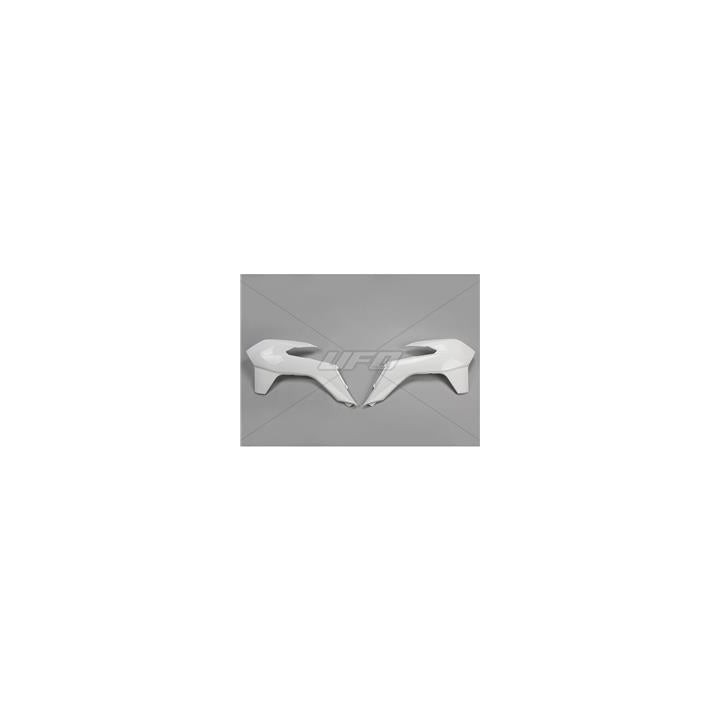Ouïes de radiateur UFO blanc KTM 1087381003 | Oxmoto