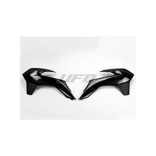 Ouïes de radiateur UFO noir KTM KT03084#001 | Oxmoto