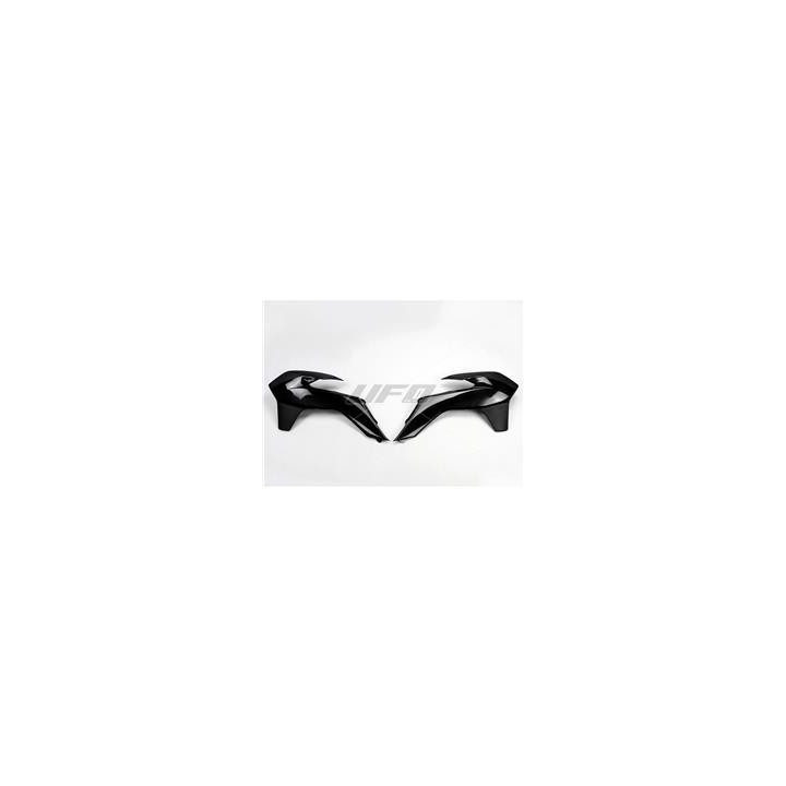 Ouïes de radiateur UFO noir KTM KT03084#001 | Oxmoto