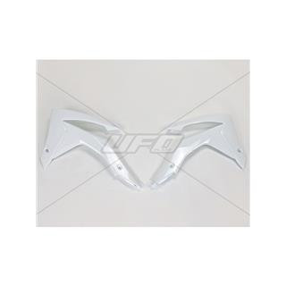 Ouïes de radiateur UFO blanc Honda crf250r/450r | Oxmoto
