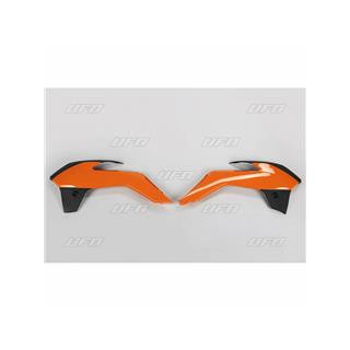 Ouïes de radiateur UFO couleur origine 2013 orange/noir KTM sx85