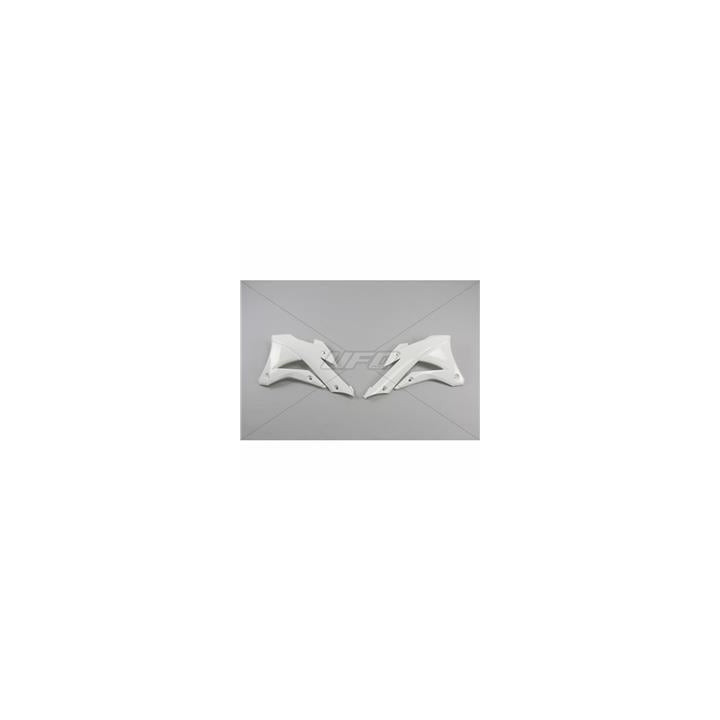Ouïes de radiateur UFO blanc Kawasaki kx85 1087213003